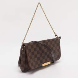 Pre Owned Louis Vuitton Damier Ebene Canvas Favorite MM Bag