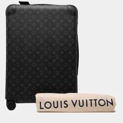 Pre Owned Louis Vuitton Black Monogram Eclipse Horizon 55