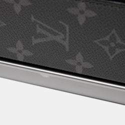 Pre Owned Louis Vuitton Black Monogram Eclipse Horizon 55
