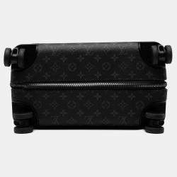 Pre Owned Louis Vuitton Black Monogram Eclipse Horizon 55