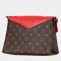Pre Owned Louis Vuitton Brown Monogram Epi Saint Michel