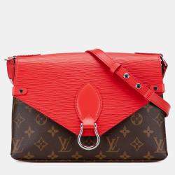 Pre Owned Louis Vuitton Brown Monogram Epi Saint Michel