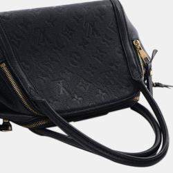 Pre Owned Louis Vuitton Black Monogram Empreinte Marais BB