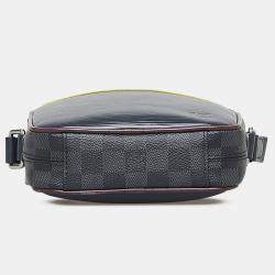 Pre Owned Louis Vuitton Black Epi Damier Graphite Danube Slim