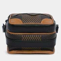 Pre Owned Louis Vuitton Brown Nigo Giant Damier Ebene Monogram Nano Amazone