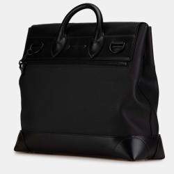Pre Owned Louis Vuitton Black Taiga Rainbow Steamer PM