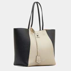 Pre Owned Louis Vuitton Beige/Black LockMe Cabas