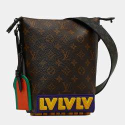 Pre Owned Louis Vuitton Brown Monogram LV Rubber Cruiser