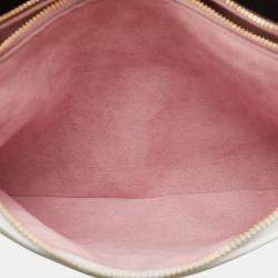 Pre Owned Louis Vuitton White Monogram Garden Coussin PM