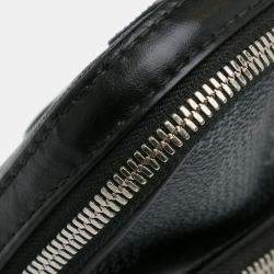 Pre Owned Louis Vuitton Black Damier Graphite 3D Amazone Sling Bag