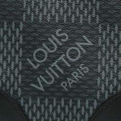 Pre Owned Louis Vuitton Black Damier Graphite 3D Amazone Sling Bag