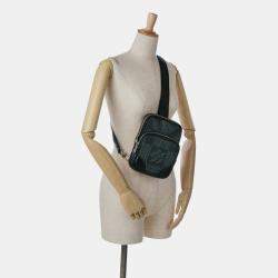 Pre Owned Louis Vuitton Black Damier Graphite 3D Amazone Sling Bag