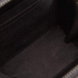 Pre Owned Louis Vuitton Black Brown Monogram Tuffetage Vertical Soft Trunk