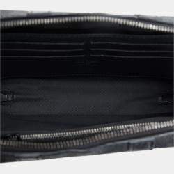 Pre Owned Louis Vuitton Black Monogram Eclipse Soft Trunk Wallet Crossbody