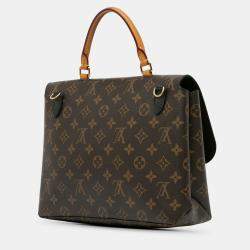 Pre Owned Louis Vuitton Brown Monogram Marignan