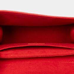 Pre Owned Louis Vuitton Red Monogram Empreinte Saint Sulpice BB