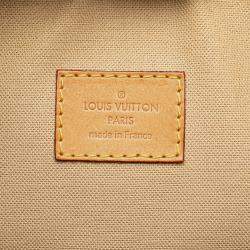 Pre Owned Louis Vuitton White Damier Azur Figheri GM