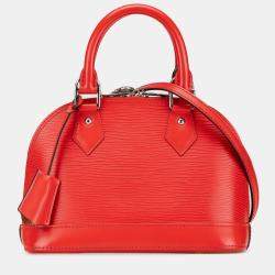 Pre Owned Louis Vuitton Red Epi Alma BB