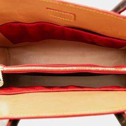 Pre Owned Louis Vuitton Brown Christian Louboutin Monogram Iconoclast Tote