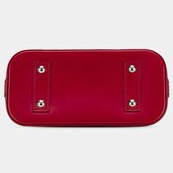 Pre Owned Louis Vuitton Red Epi Alma BB