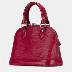 Pre Owned Louis Vuitton Red Epi Alma BB