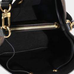 Pre Owned Louis Vuitton Black/Brown Monogram Canvas Neonoe MM