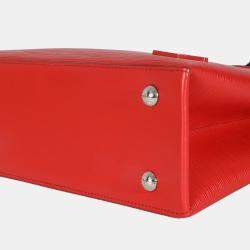 Pre Owned Louis Vuitton Coquelicot Epi Kleber PM
