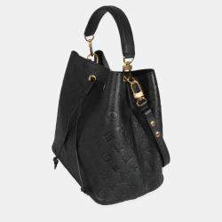 Pre Owned Louis Vuitton Black Monogram Empreinte Neonoe MM