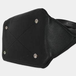 Pre Owned Louis Vuitton Black Monogram Mahina Beaubourg Hobo MM