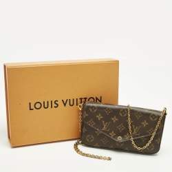 Pre Owned Louis Vuitton Monogram Canvas Pochette Felicie Bag