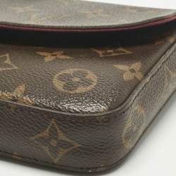 Pre Owned Louis Vuitton Monogram Canvas Pochette Felicie Bag