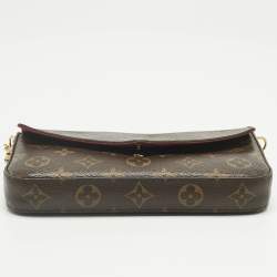 Pre Owned Louis Vuitton Monogram Canvas Pochette Felicie Bag