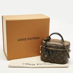 Pre Owned Louis Vuitton Monogram Reverse Canvas Vanity PM Bag