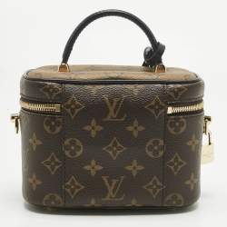 Pre Owned Louis Vuitton Monogram Reverse Canvas Vanity PM Bag