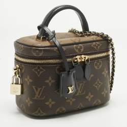 Pre Owned Louis Vuitton Monogram Reverse Canvas Vanity PM Bag