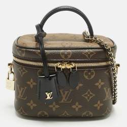 Pre Owned Louis Vuitton Monogram Reverse Canvas Vanity PM Bag