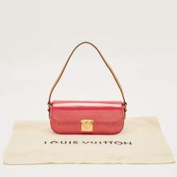 Pre Owned Louis Vuitton Framboise Monogram Vernis Malibu Street Clutch Bag