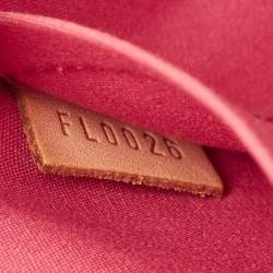 Pre Owned Louis Vuitton Framboise Monogram Vernis Malibu Street Clutch Bag