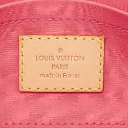 Pre Owned Louis Vuitton Framboise Monogram Vernis Malibu Street Clutch Bag