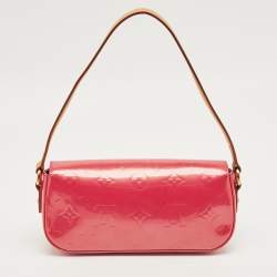 Pre Owned Louis Vuitton Framboise Monogram Vernis Malibu Street Clutch Bag