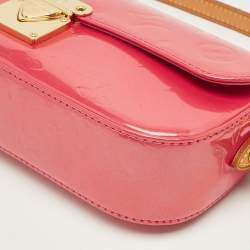 Pre Owned Louis Vuitton Framboise Monogram Vernis Malibu Street Clutch Bag