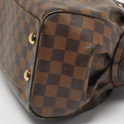 Pre Owned Louis Vuitton Damier Ebene Canvas Trevi PM Bag