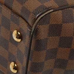 Pre Owned Louis Vuitton Damier Ebene Canvas Trevi PM Bag