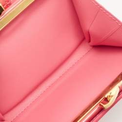 Pre Owned Louis Vuitton Framboise Monogram Vernis French Purse Wallet 