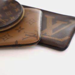 Pre Owned Loui s Vuitton Reverse Giant Monogram Trio Pouch
