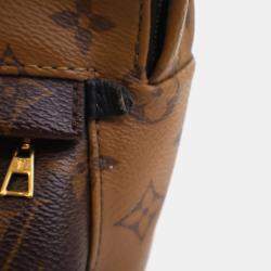 Pre Owned Louis Vuitton Reverse Monogram Palm Springs Mini