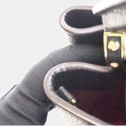 Pre Owned Louis Vuitton Black Calfskin Capucines PM