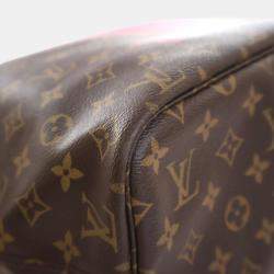 Pre Owned Louis Vuitton Brown Monogram V Neverfull MM