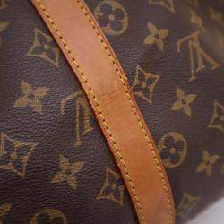 Pre Owned Louis Vuitton Vintage Brown Monogram Keepall Bandouliere 45