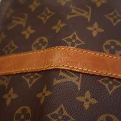 Pre Owned Louis Vuitton Vintage Brown Monogram Keepall Bandouliere 45